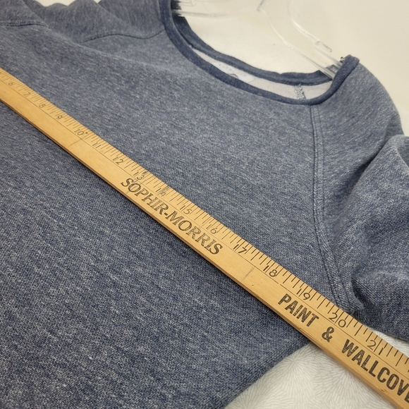 Everlane heather blue sweatshirt crewneck 100% cotton casual minimal normcore M - Picture 6 of 11